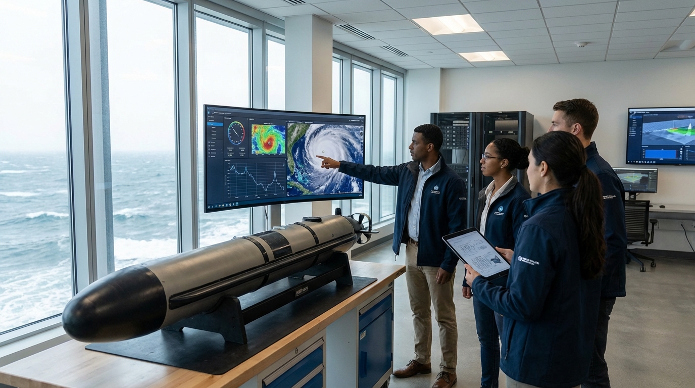 Oshen: Το αυτόνομο ρομπότ που φέρνει επανάσταση στη συλλογή δεδομένων ακόμα και σε τυφώνα