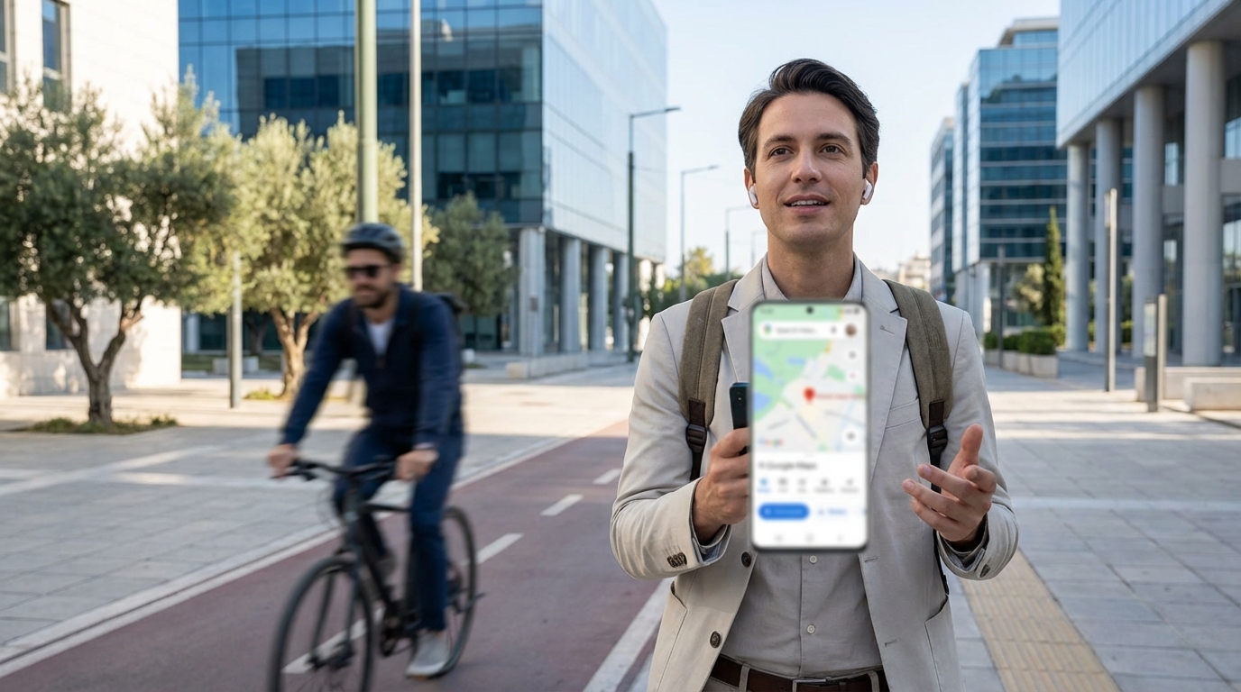 Google Maps: Το Gemini AI Αλλάζει την Πλοήγηση για Πεζούς & Ποδηλάτες